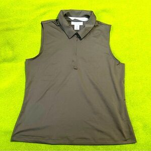 Sincerely Jules Golf and Tennis Top/ Sleeveless Olive Green Women's Top